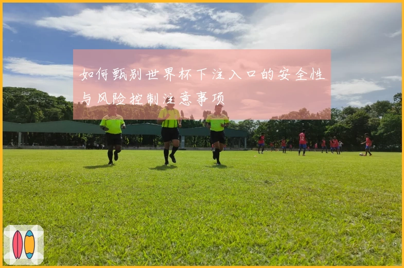 如何甄别世界杯下注入口的安全性与风险控制注意事项