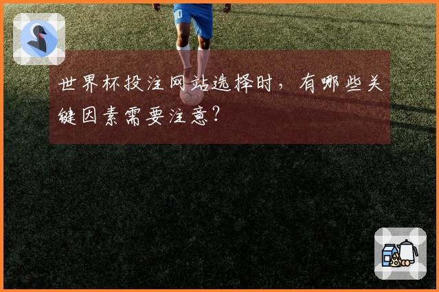 世界杯投注网站选择时，有哪些关键因素需要注意？